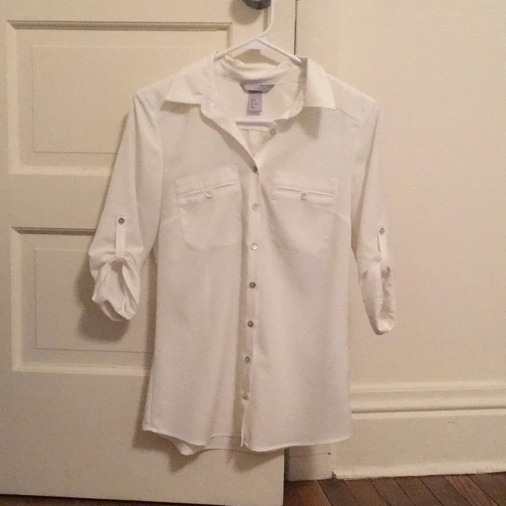 Cream blouse